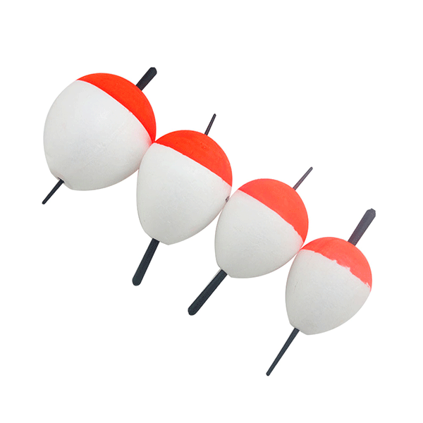 Dingbear 16pcs(30g, 20g,10g, 5g) White Pot-bellied fishing floats 